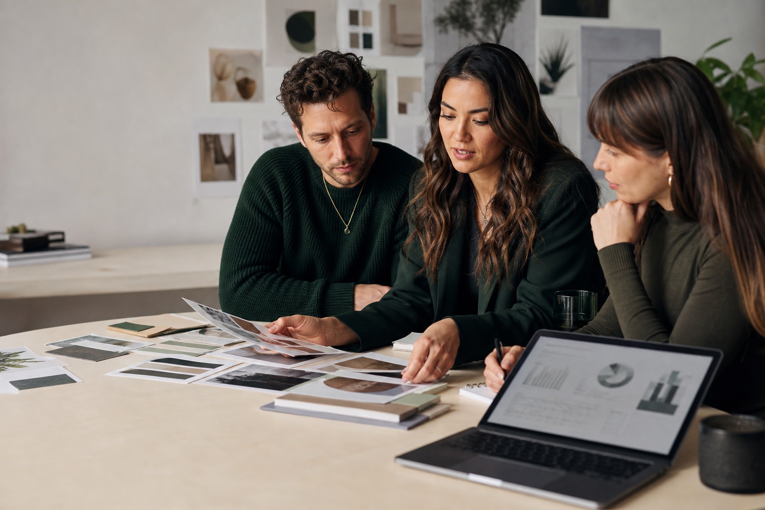 Creator and brand team developing a branded content campaign